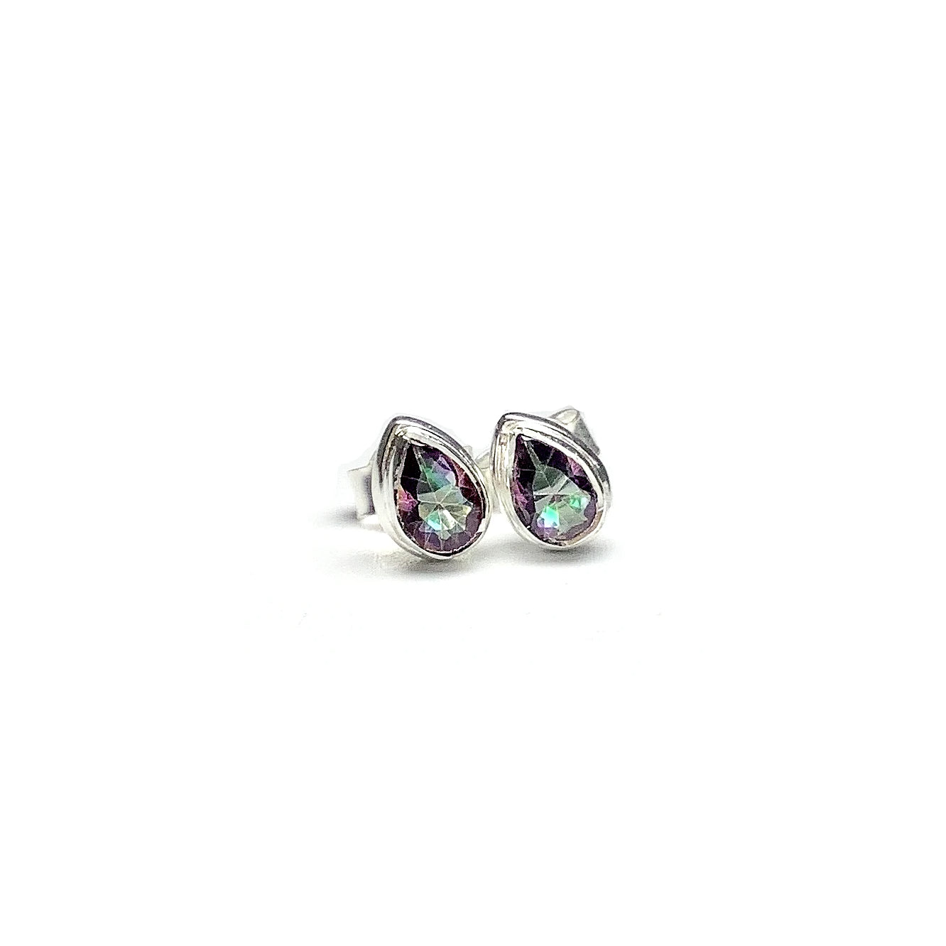 Mystic Topaz Stud Earrings