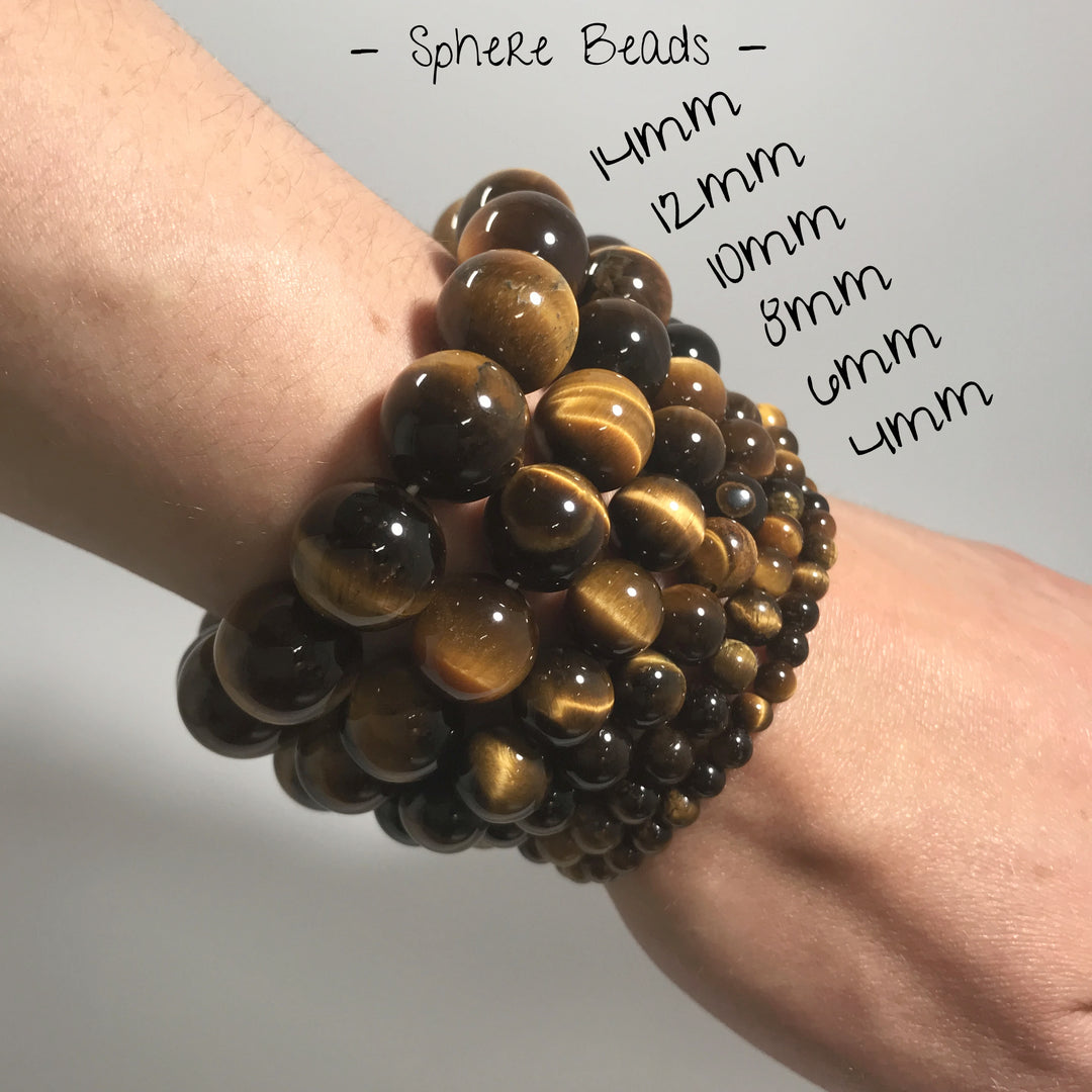 Gold Tiger Eye Beaded Bracelet