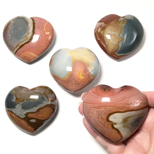 Polychrome Jasper Heart