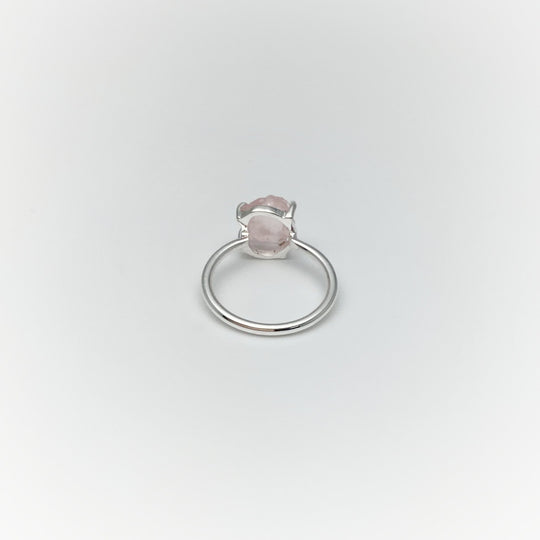 Raw Rose Quartz Ring