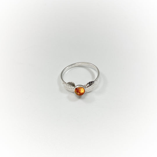 Cognac Amber Ring