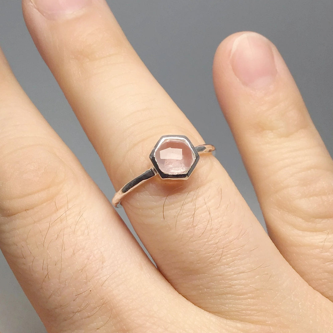 Rose Quartz Ring