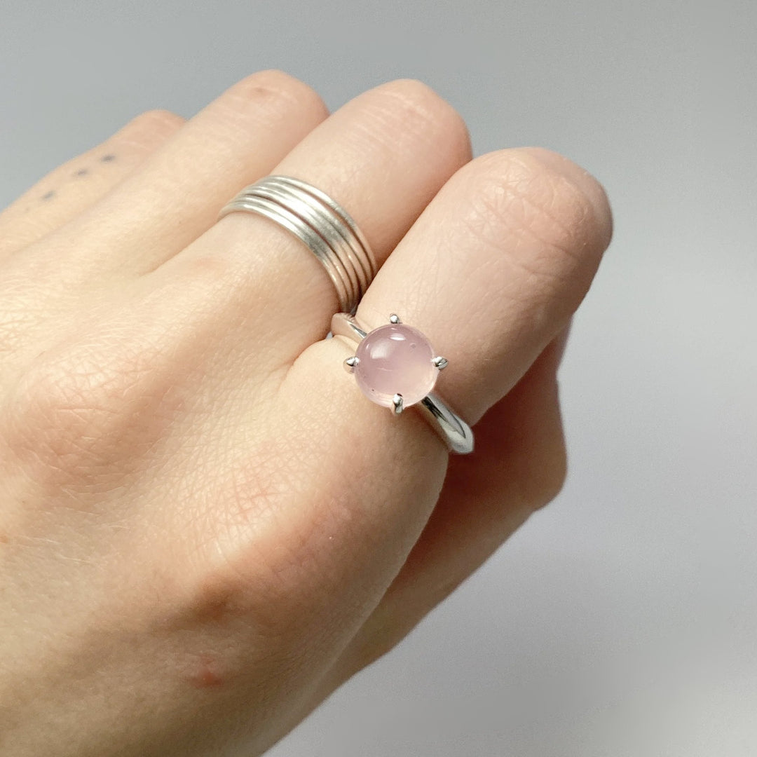 Rose Quartz Ring