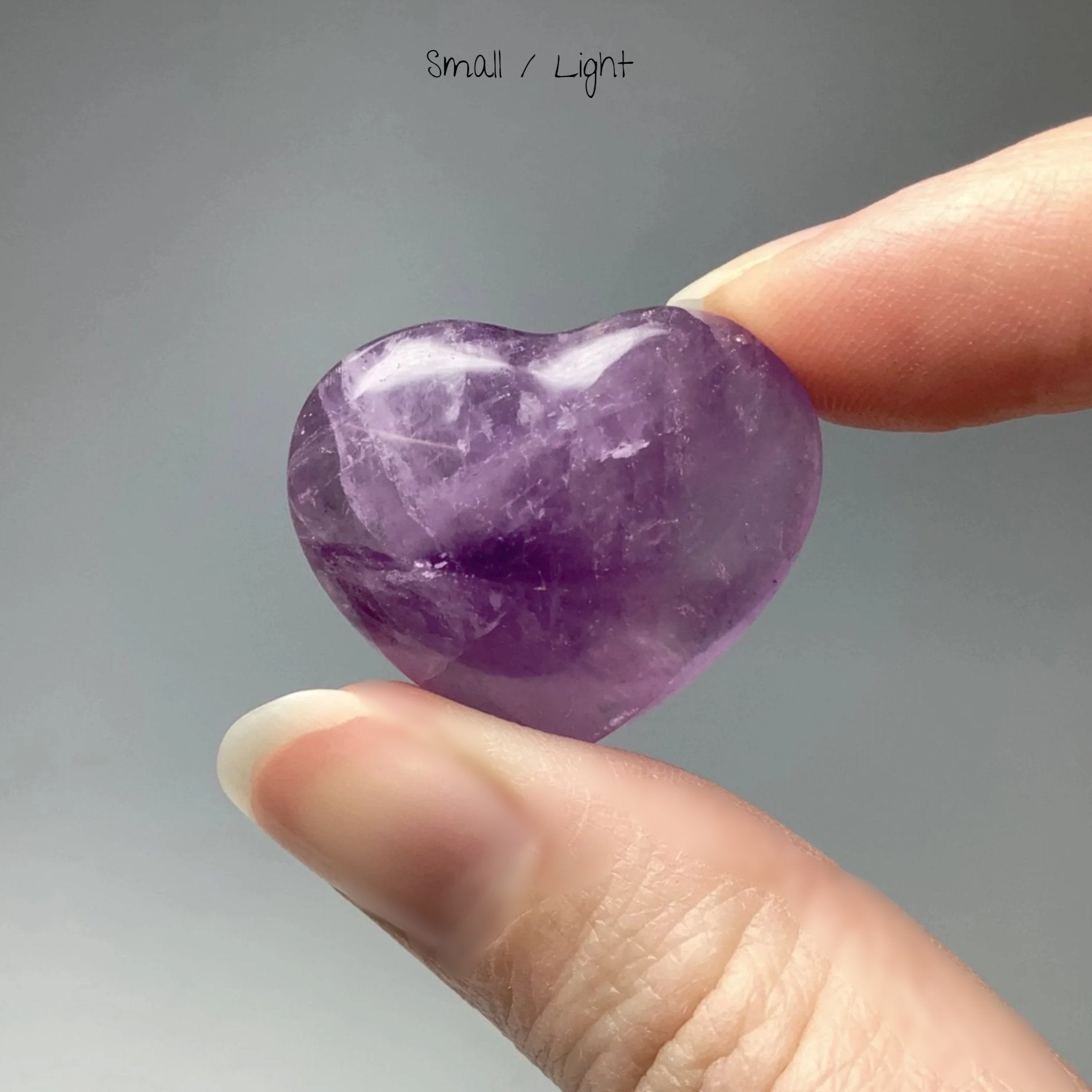 SUPER SALE!! hot Extra Large Carved Amethyst Heart Gemstone Puffy Heart Crystal Amethyst Heart