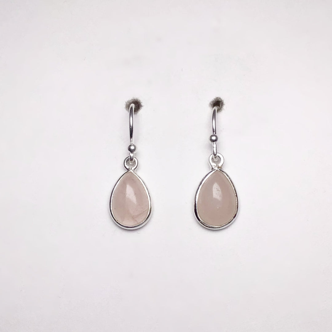 Rose Quartz Dangle Earrings