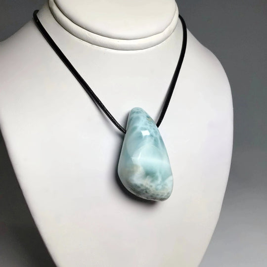 Larimar Drilled Pendant