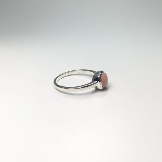 Pink Peruvian Opal Ring