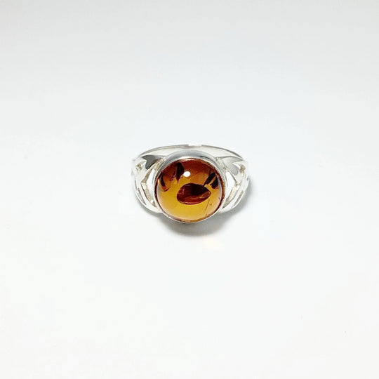 Cognac Amber Ring