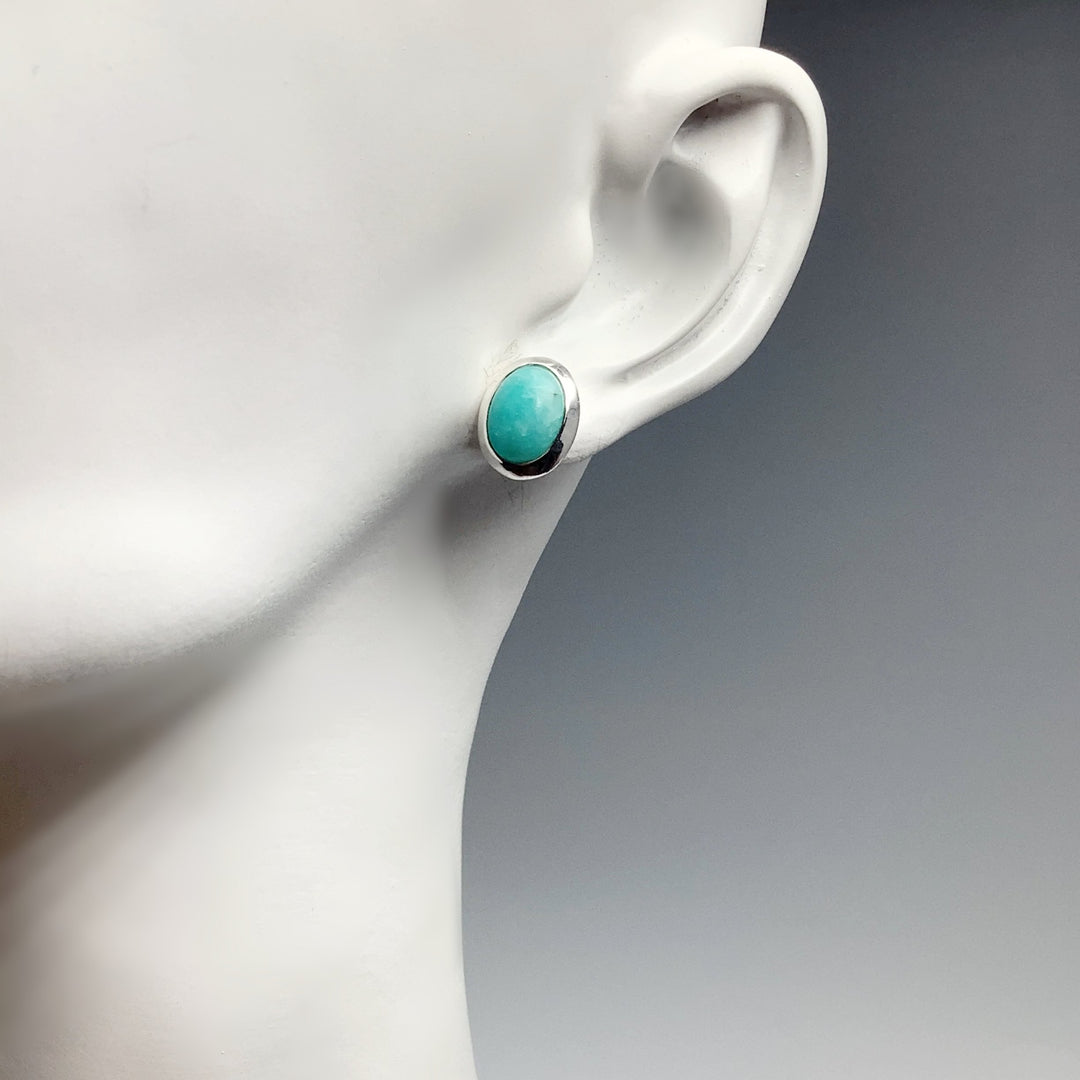 Amazonite Stud Earrings