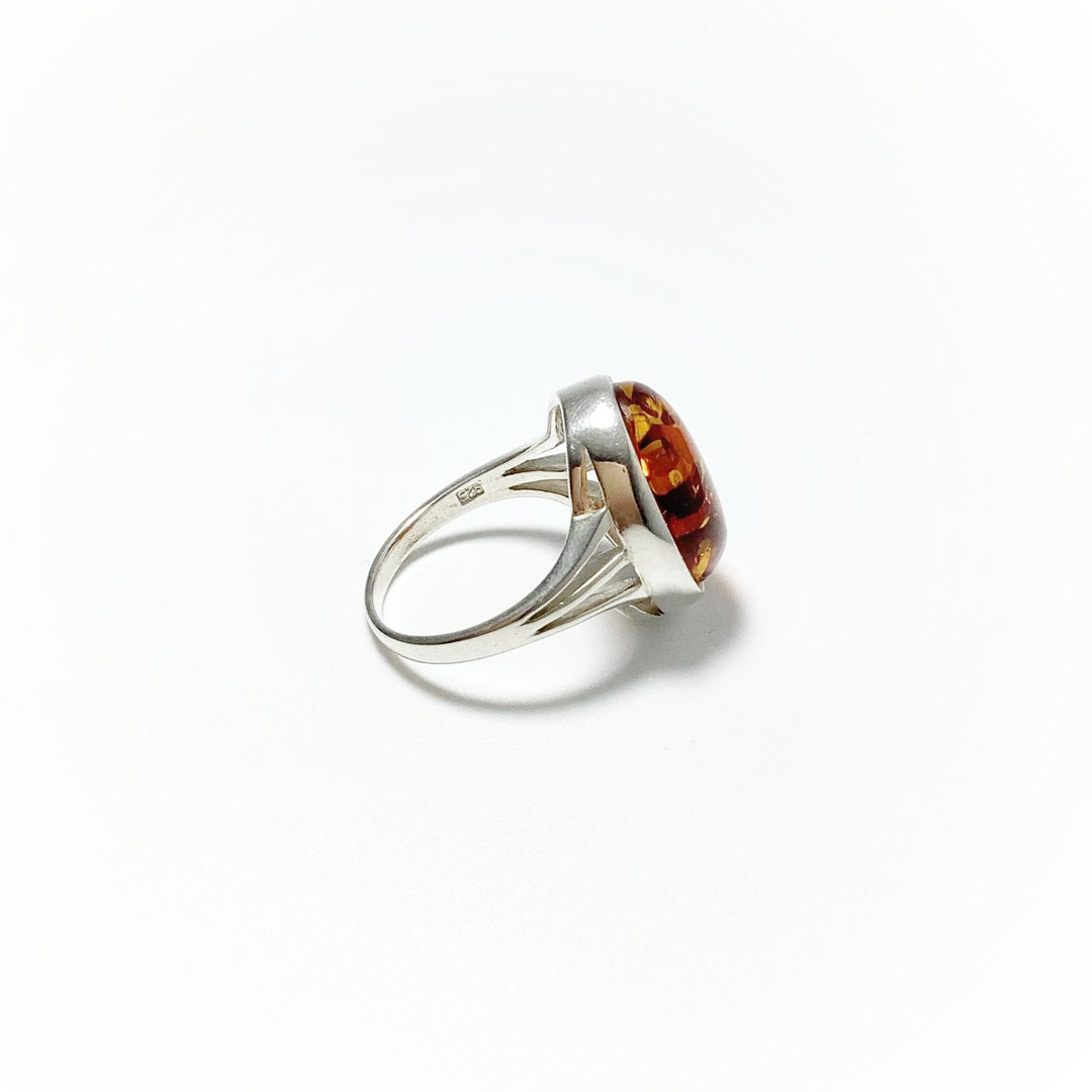 Cognac Amber Ring