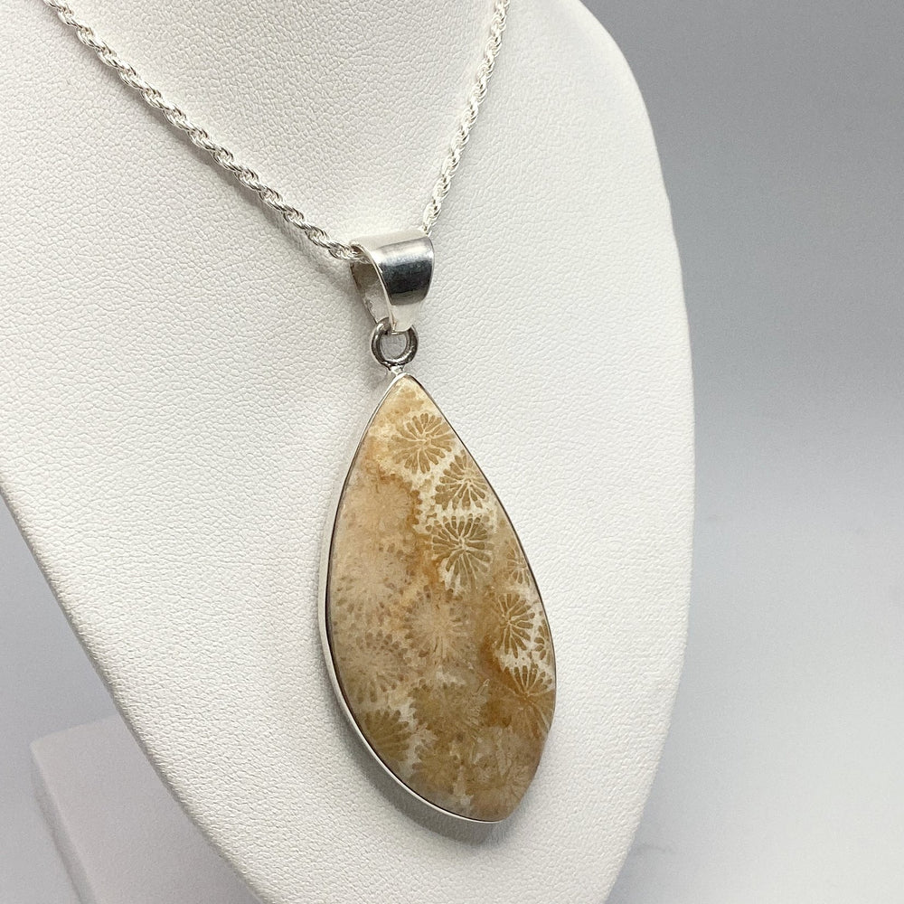 Fossilized Coral Pendant