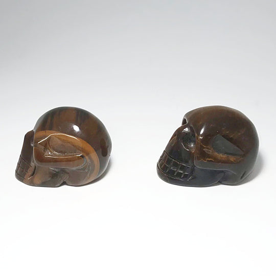 Carved Tiger Eye Skull at $79 Each