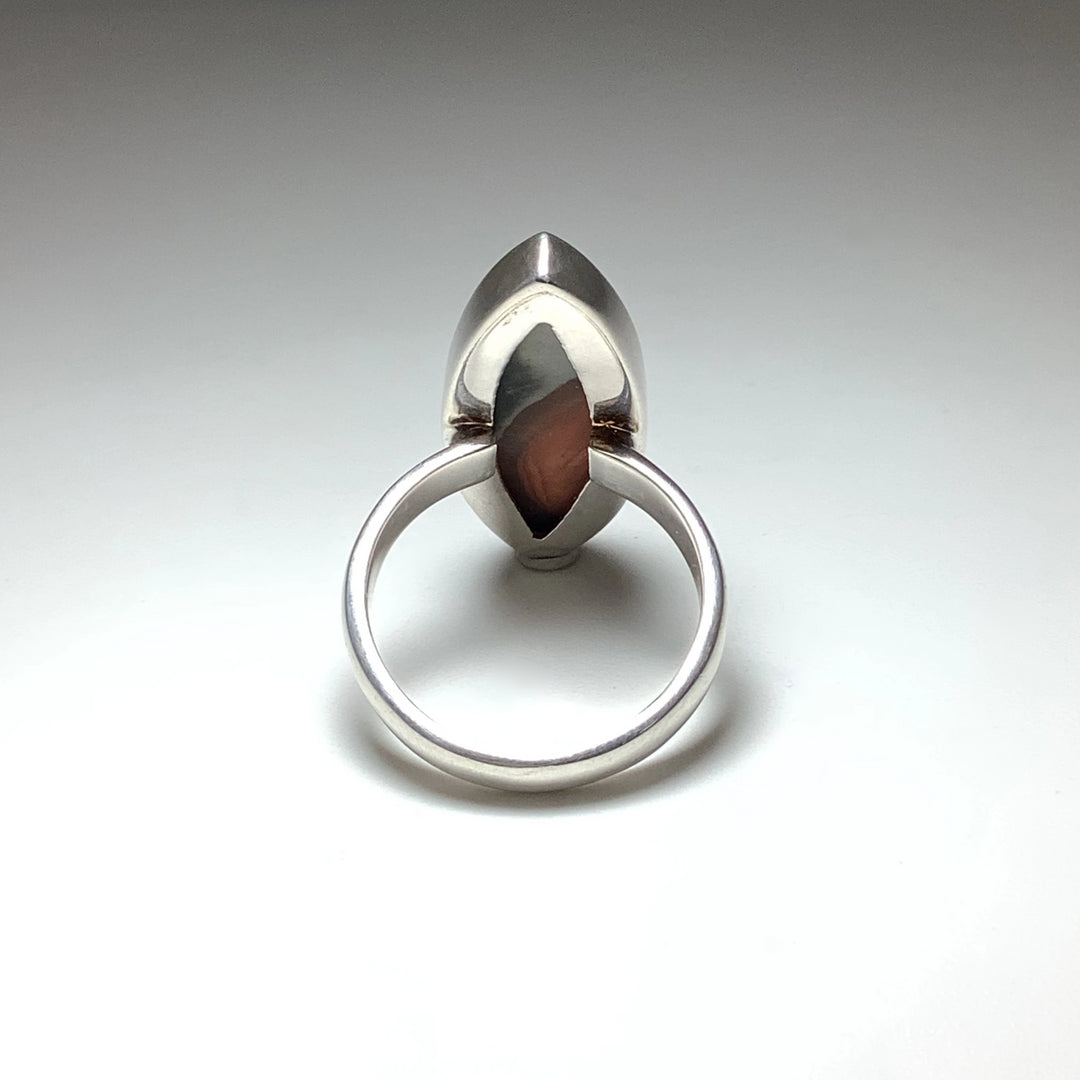 Polychrome Scenic Jasper Ring