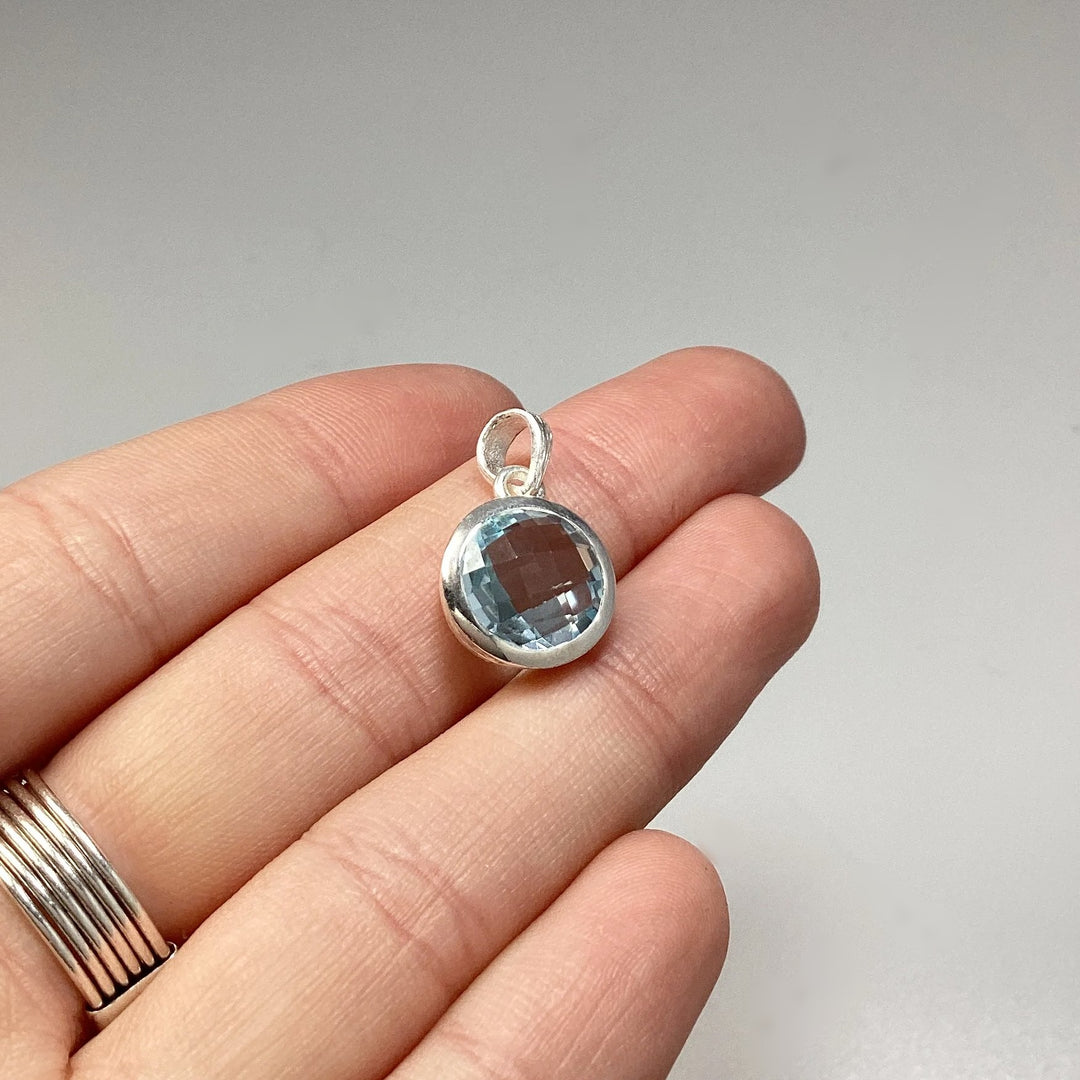 Blue Topaz Pendant