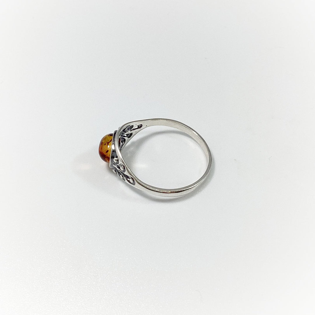 Cognac Amber Ring