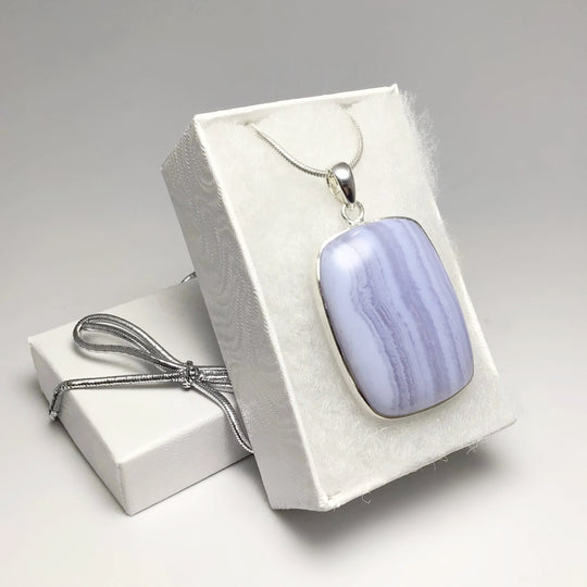 Blue Lace Agate Pendant