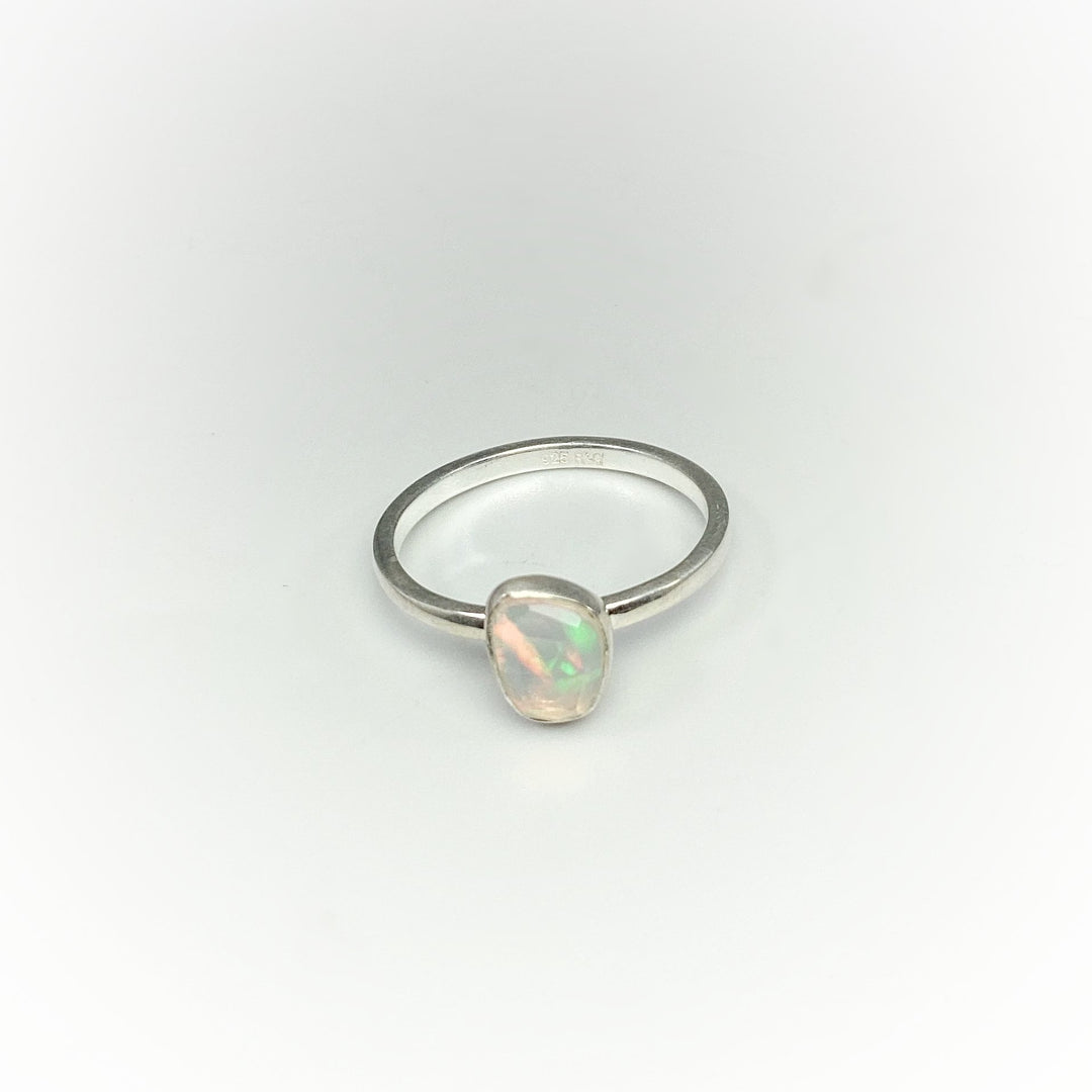 Ethiopian Fire Opal Ring