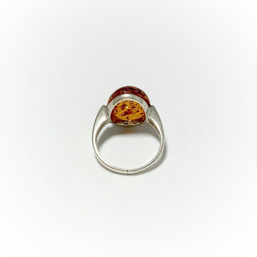 Cognac Amber Ring