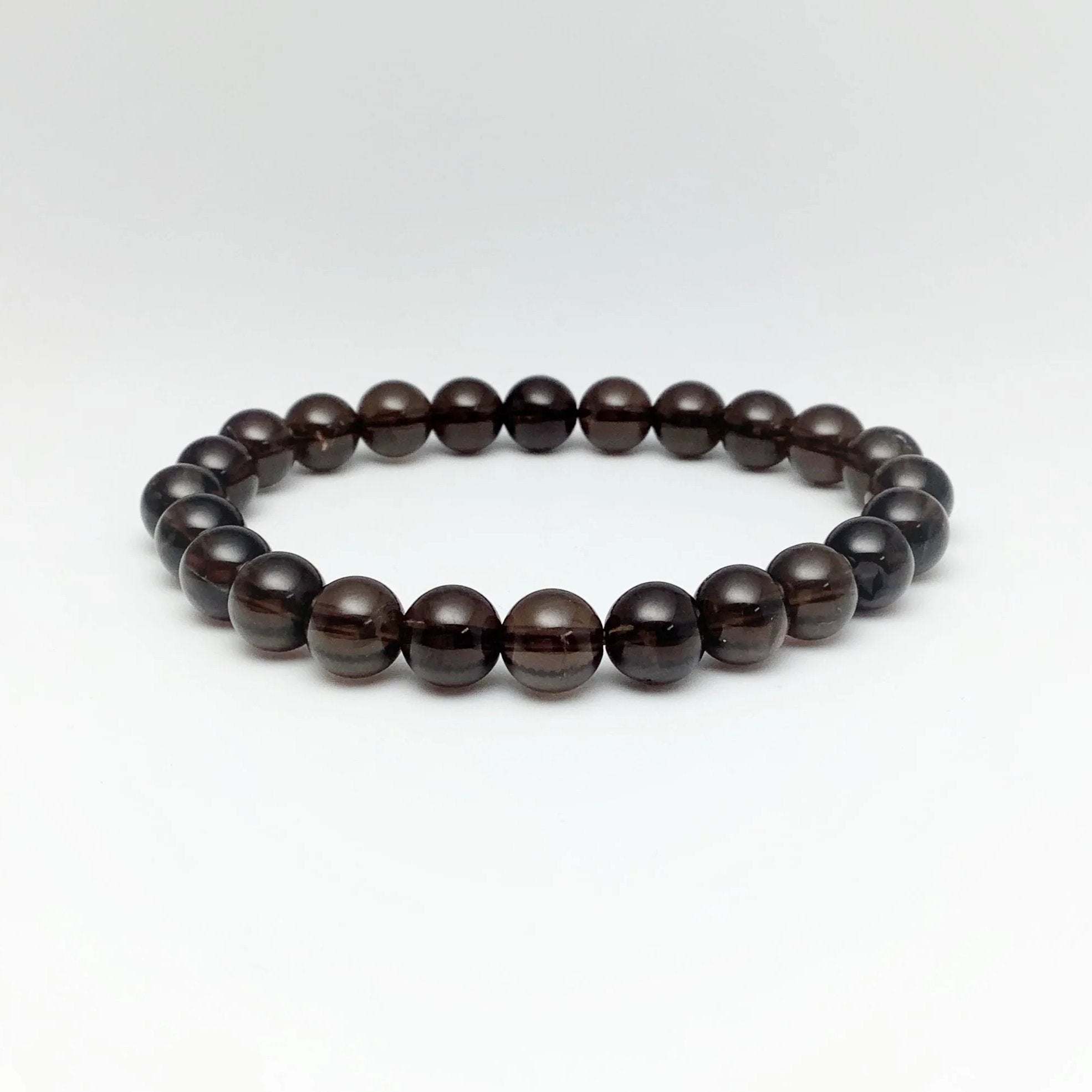 Smoky Quartz Beaded Bracelet