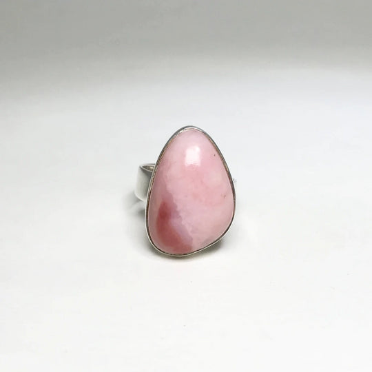 Pink Peruvian Opal Ring