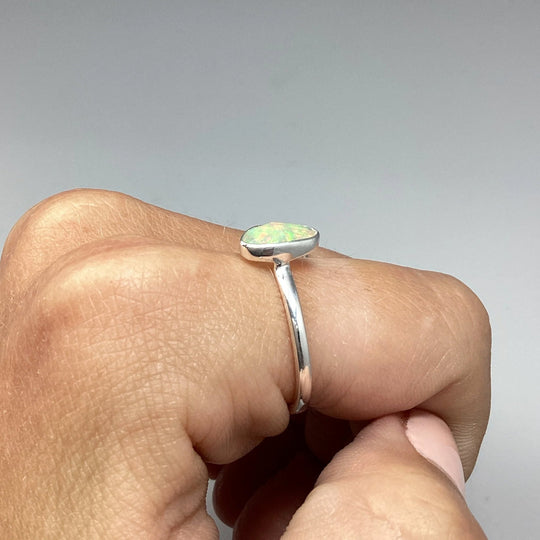 Ethiopian Fire Opal Ring