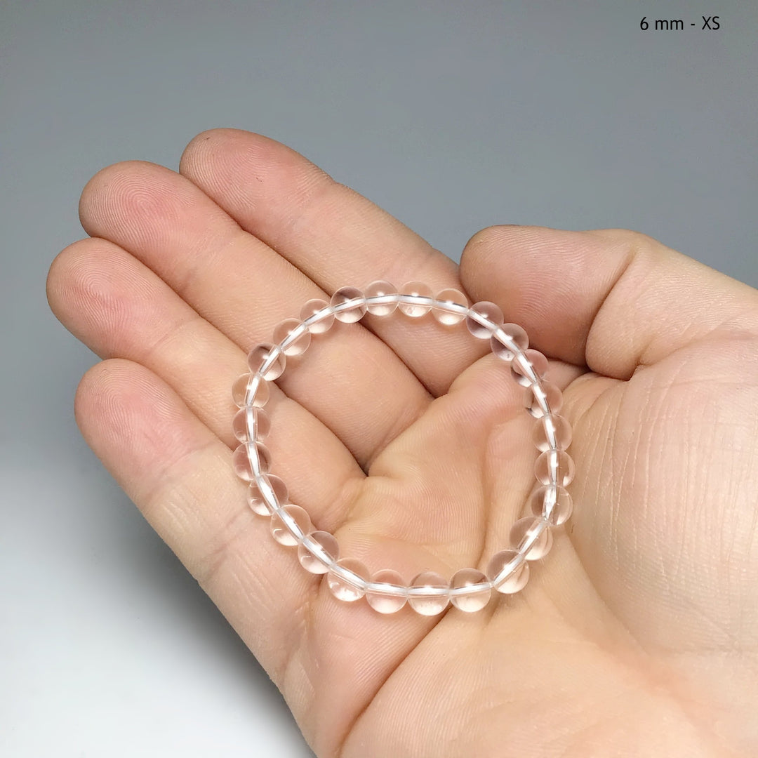 Clear Quartz Beaded Bracelet