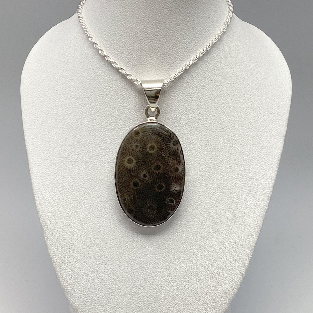 Fossilized Coral Pendant