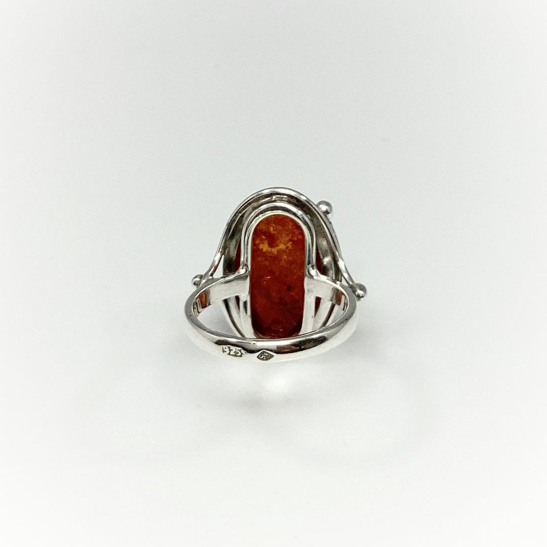 Cognac Amber Ring