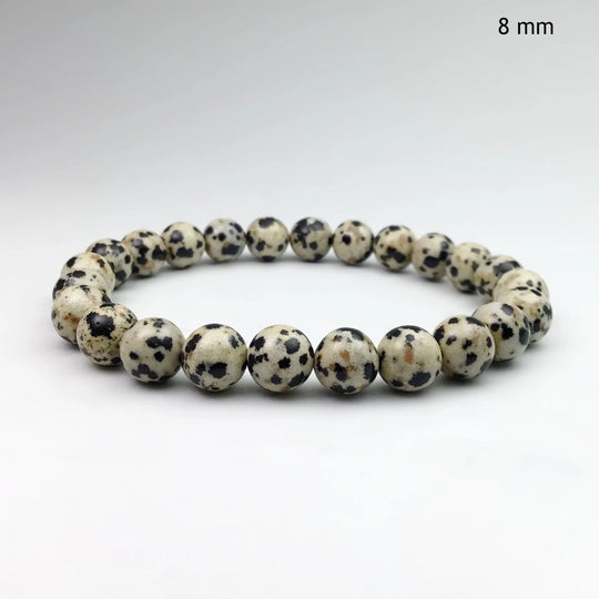 Dalmatian Jasper Beaded Bracelet