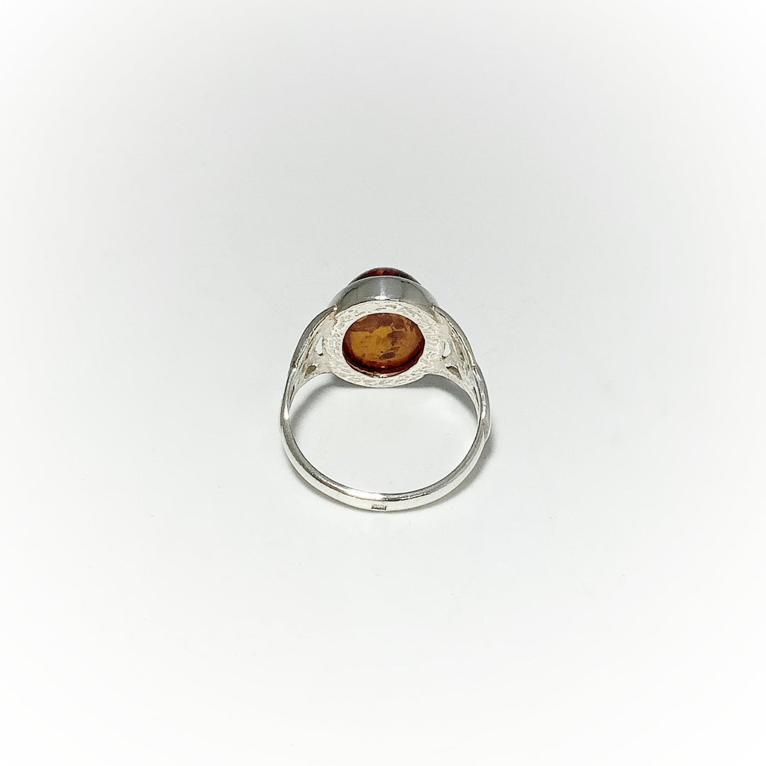 Cognac Amber Ring