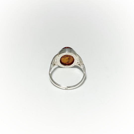 Cognac Amber Ring