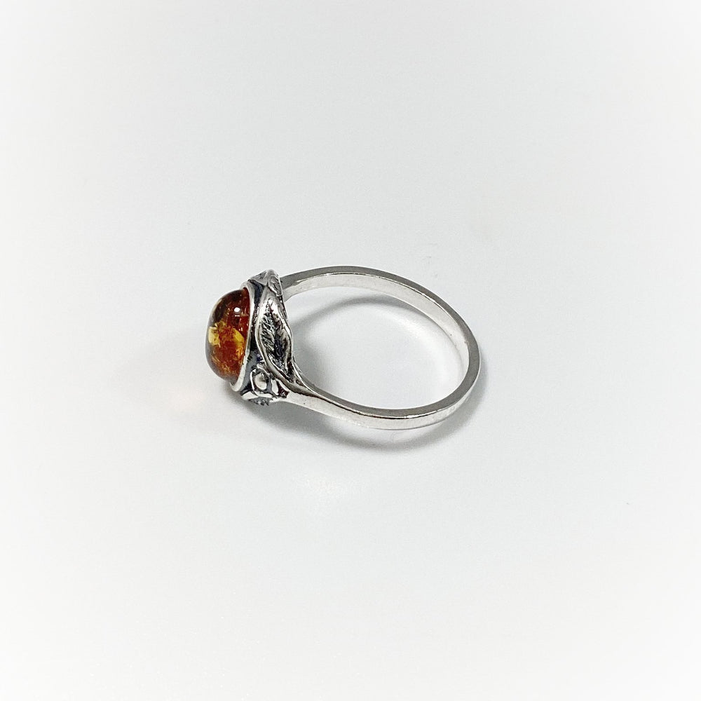 Cognac Amber Ring