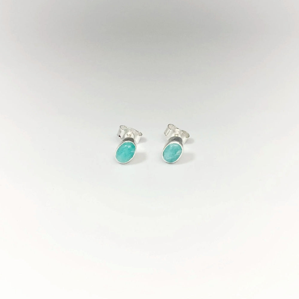 Amazonite Stud Earrings