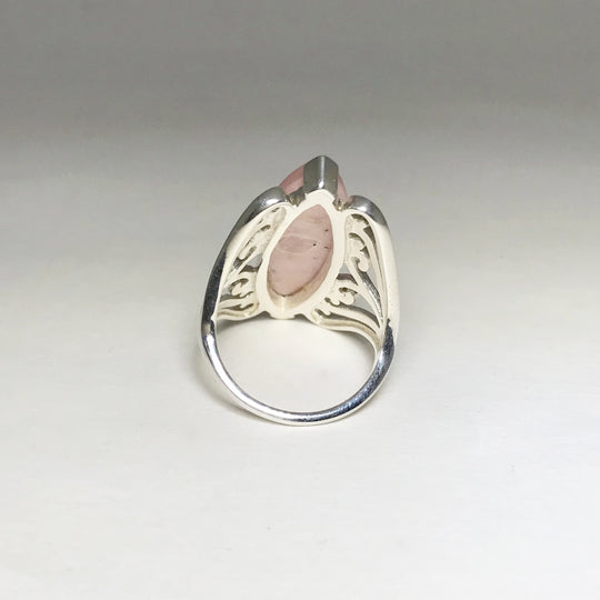 Pink Peruvian Opal Ring