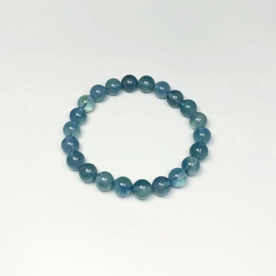 Blue Fluorite Beaded Bracelet