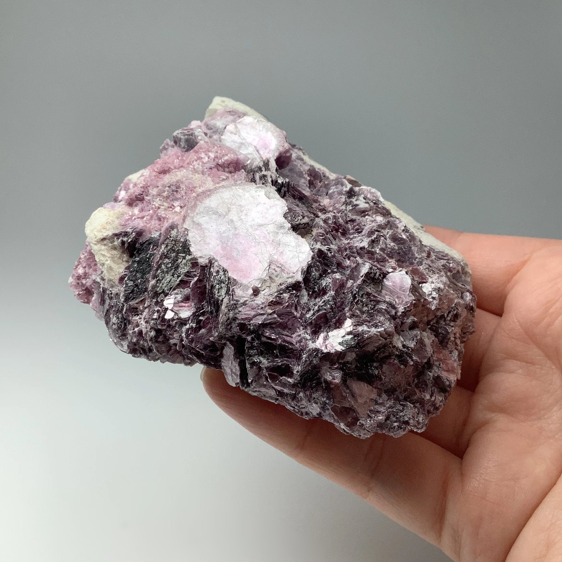 Lepidolite in Matrix