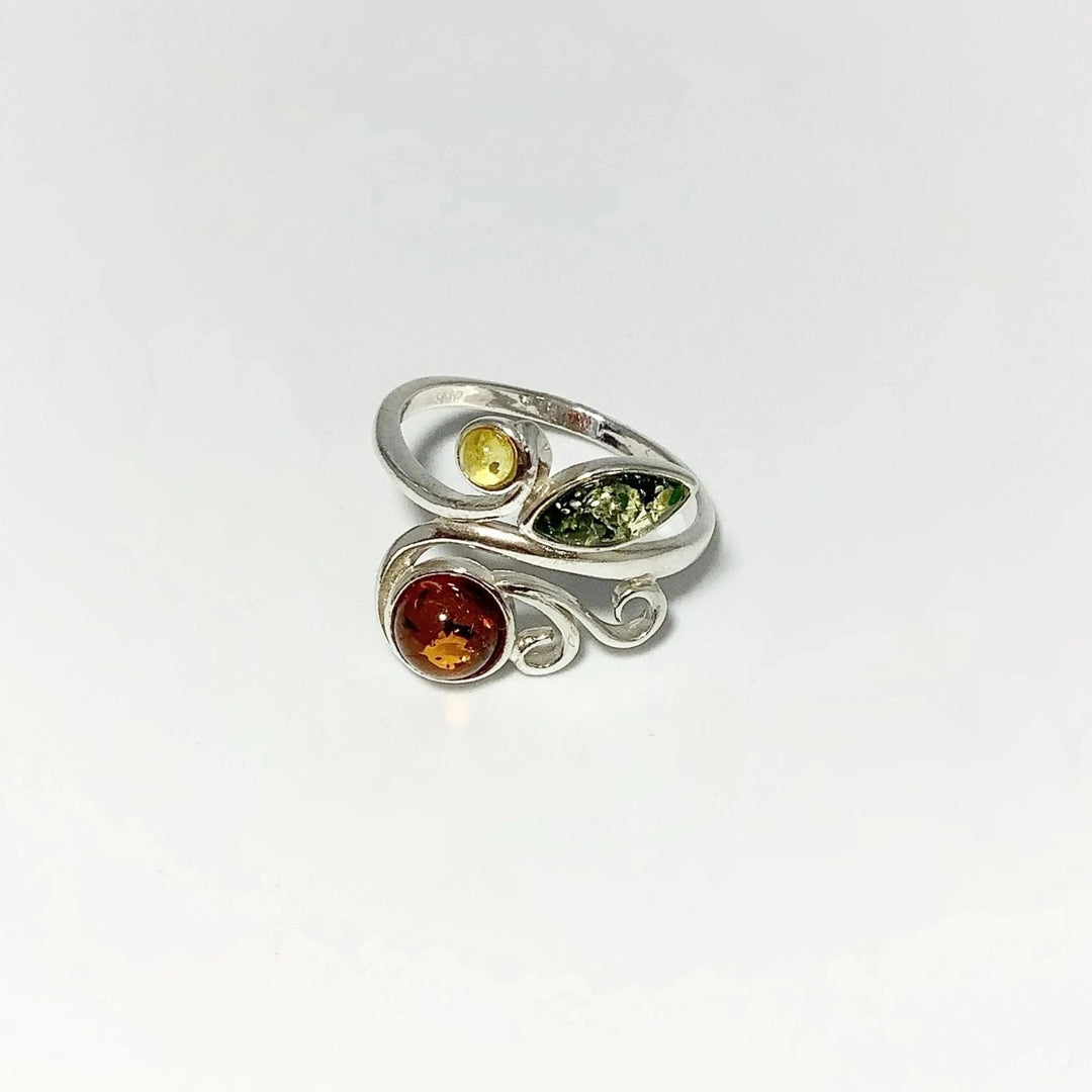 Mixed Amber Ring