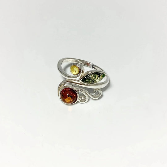 Mixed Amber Ring