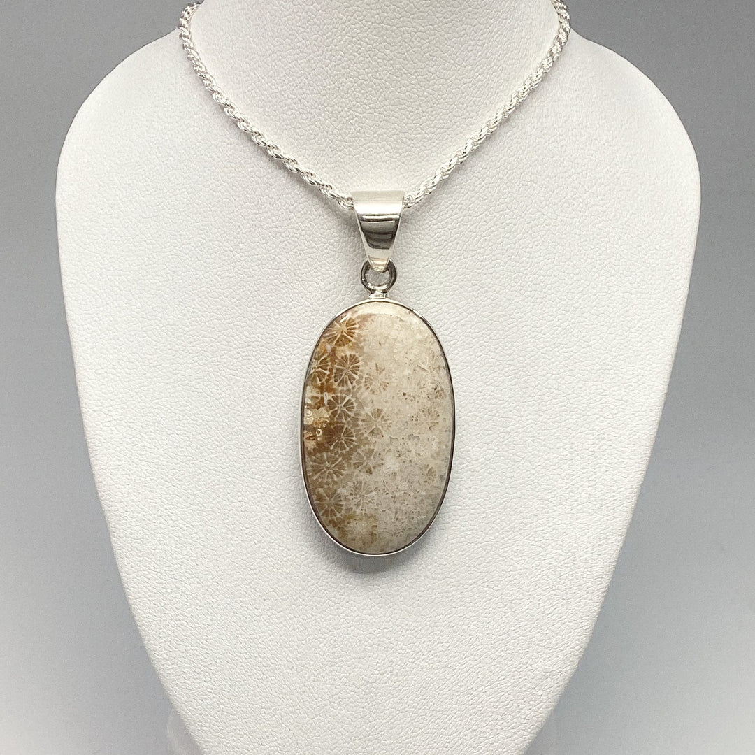 Fossilized Coral Pendant