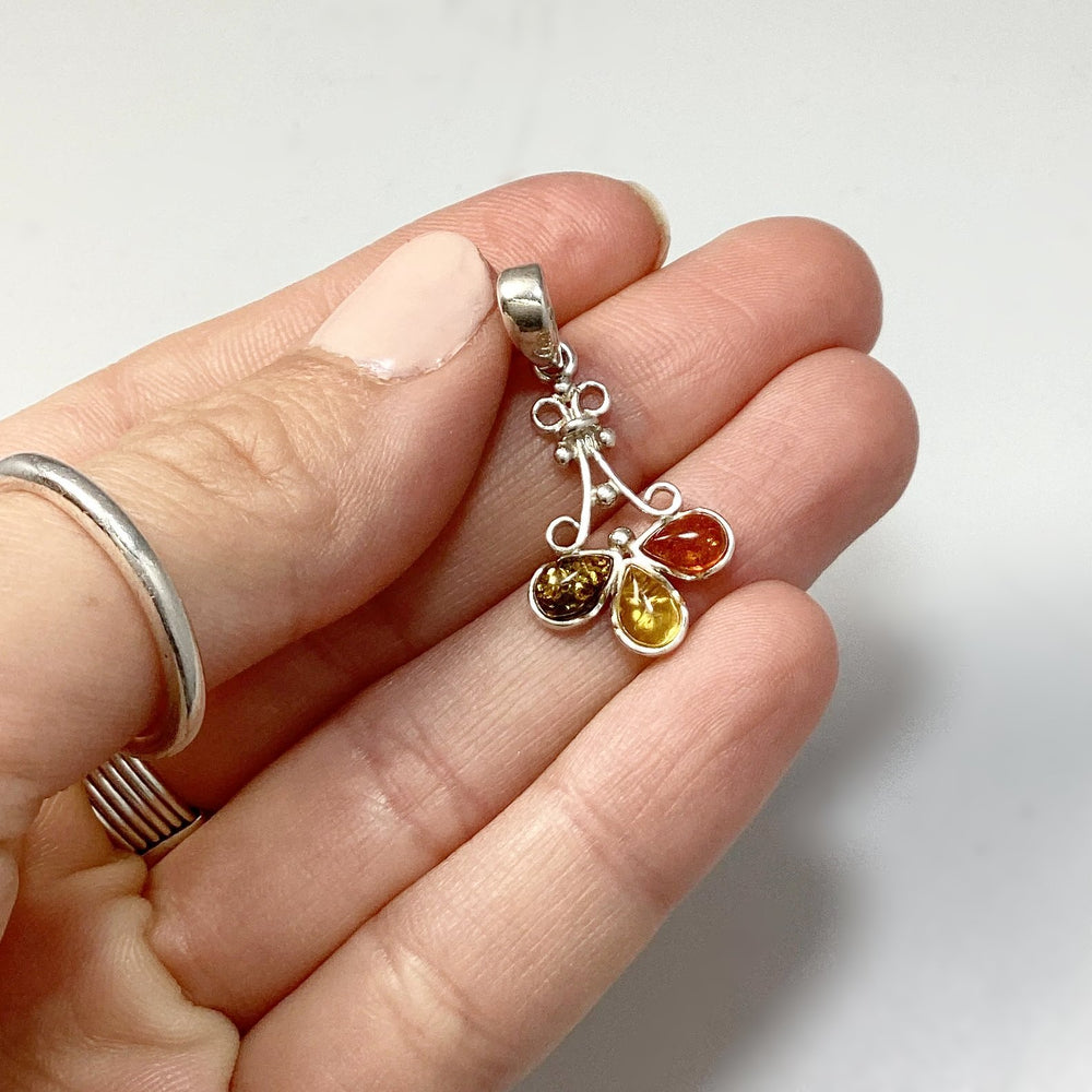 Mixed Amber Pendant