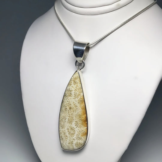 Fossilized Coral Pendant