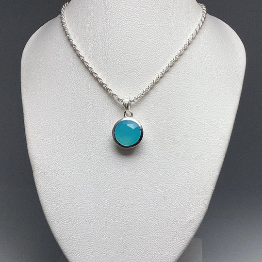 Paraiba Blue Onyx Pendant