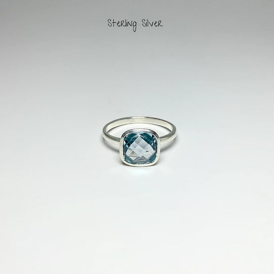 Blue Topaz Ring