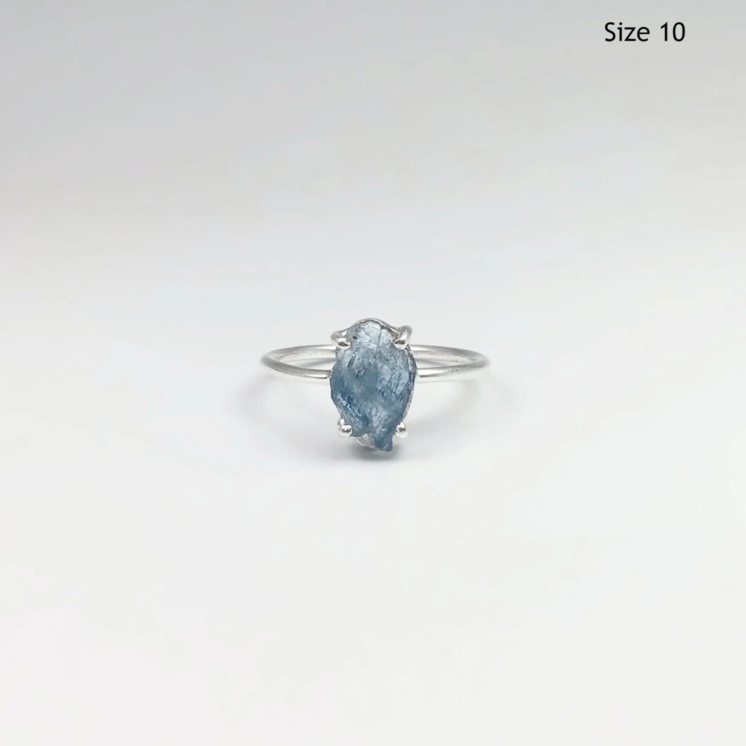 Raw Aquamarine Ring