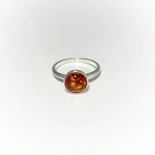 Cognac Amber Ring