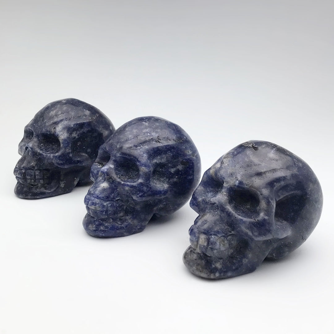 Carved Sodalite Skull at $69 Each