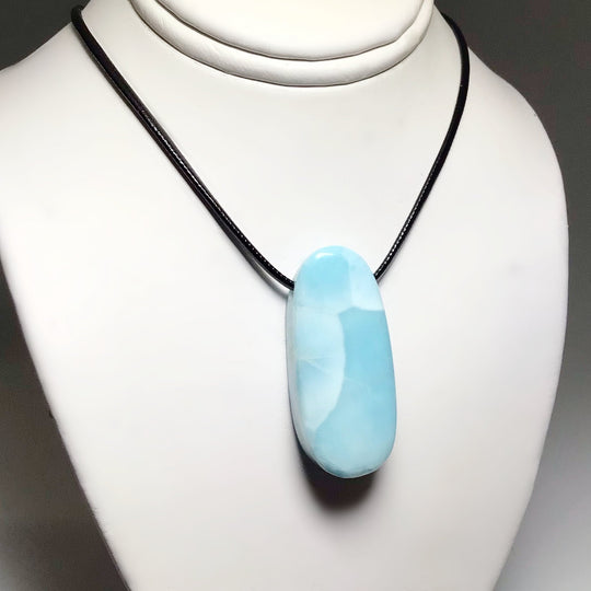 Larimar Drilled Pendant