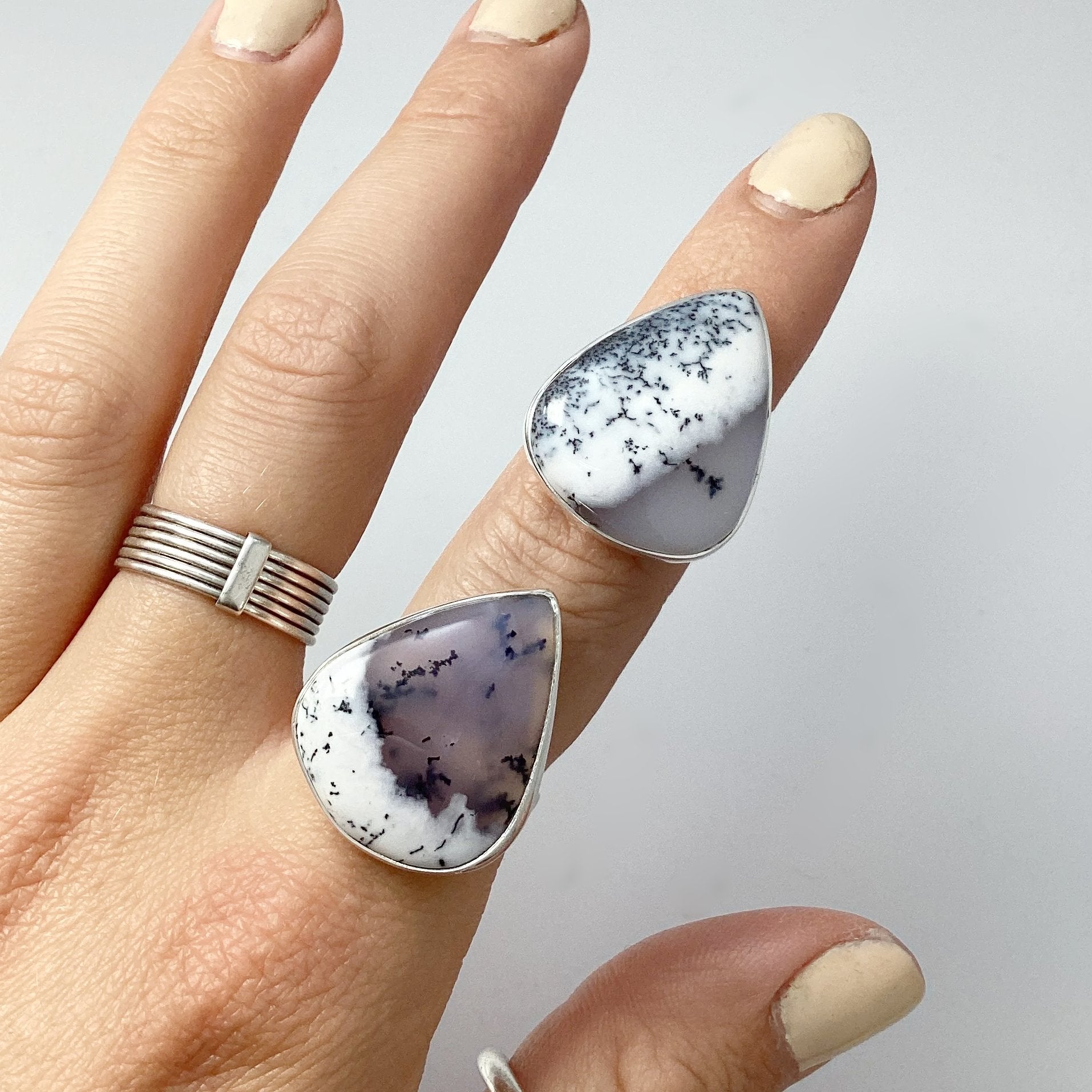 Dendritic Opal Ring at $99 Each