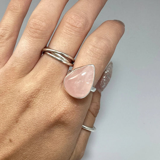 Rose Quartz Ring