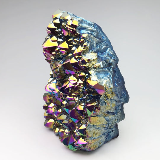 Rainbow Amethyst Druze Cluster Stand Up